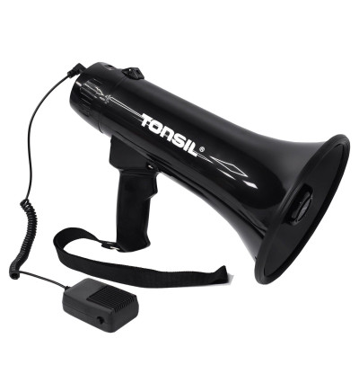 Tonsil TE 20/18 - Megafon z akumulatorem, Bluetooth, MP3, USB, SD, syreną i nagrywaniem