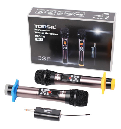 Tonsil MBD 330 - System bezprzewodowy / 2 mikrofony + odbiornik