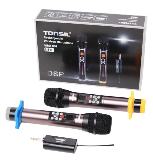 Tonsil MBD 330 - System bezprzewodowy / 2 mikrofony + odbiornik