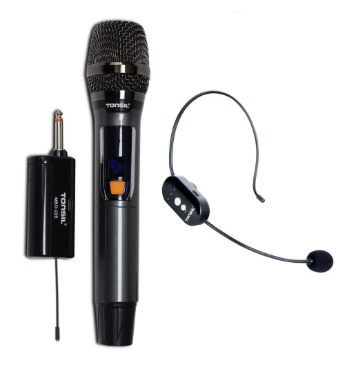 Tonsil MBD 226 - System bezprzewodowy / mikrofon ręczny + mikrofon nagłowny + odbiornik