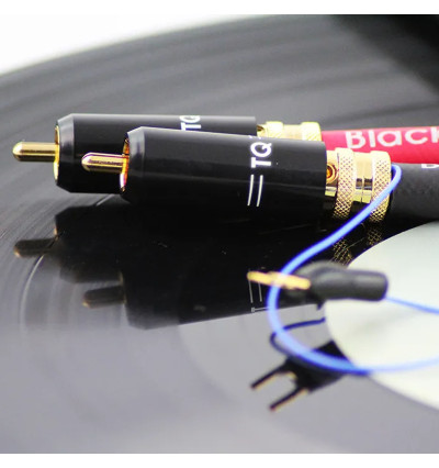 Tellurium Q Black Diamond Turntable RCA - Kabel gramofonowy 2x RCA - 2x RCA z uziemieniem