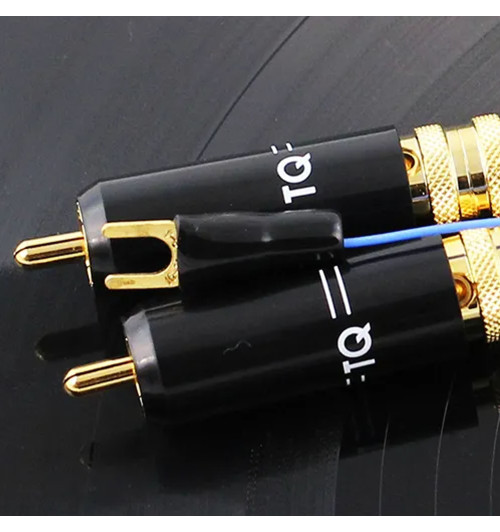 Tellurium Q Black Diamond Turntable RCA - Kabel gramofonowy 2x RCA - 2x RCA z uziemieniem