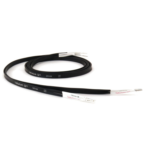 Tellurium Q Silver III - Komplet konfekcjonowanych kabli głośnikowych