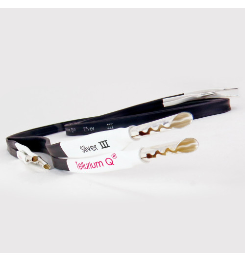 Tellurium Q Silver III - Komplet konfekcjonowanych kabli głośnikowych