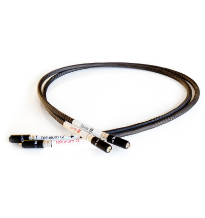 Tellurium Q Silver III RCA - Para kabli interkonekt audio RCA - RCA