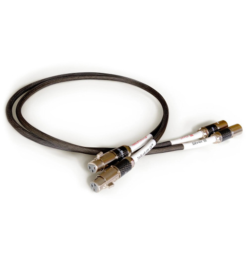 Tellurium Q Silver III XLR - Para zbalansowanych kabli interkonekt audio XLR - XLR