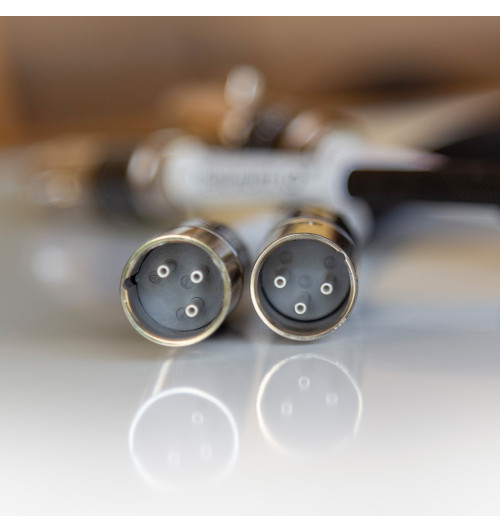 Tellurium Q Silver III XLR - Para zbalansowanych kabli interkonekt audio XLR - XLR
