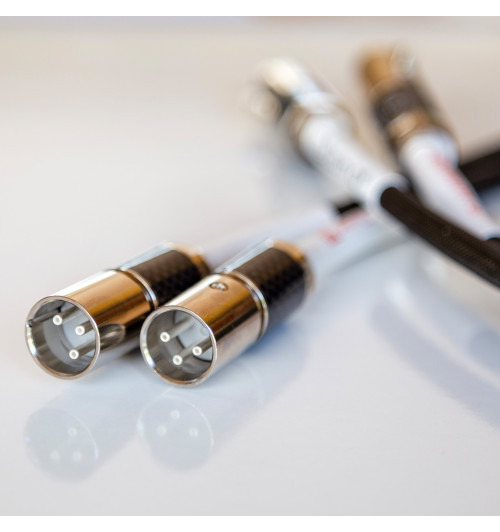 Tellurium Q Silver III XLR - Para zbalansowanych kabli interkonekt audio XLR - XLR