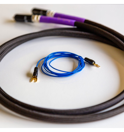 Tellurium Q Silver III Turntable RCA - Kabel gramofonowy 2x RCA - 2x RCA z uziemieniem