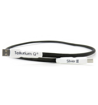 Tellurium Q Silver III USB - Profesjonalny kabel USB-A do USB-B