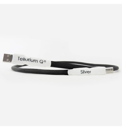 Tellurium Q Silver III USB - Profesjonalny kabel USB-A do USB-B