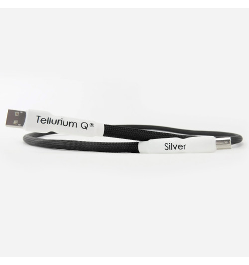 Tellurium Q Silver III USB - Profesjonalny kabel USB-A do USB-B