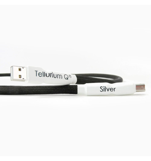 Tellurium Q Silver III USB - Profesjonalny kabel USB-A do USB-B