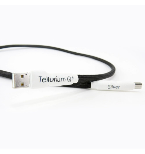 Tellurium Q Silver III USB - Profesjonalny kabel USB-A do USB-B