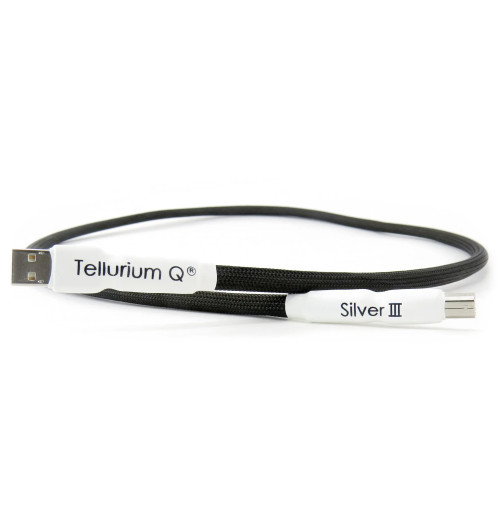 Tellurium Q Silver III USB - Profesjonalny kabel USB-A do USB-B