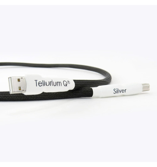 Tellurium Q Silver III USB - Profesjonalny kabel USB-A do USB-B