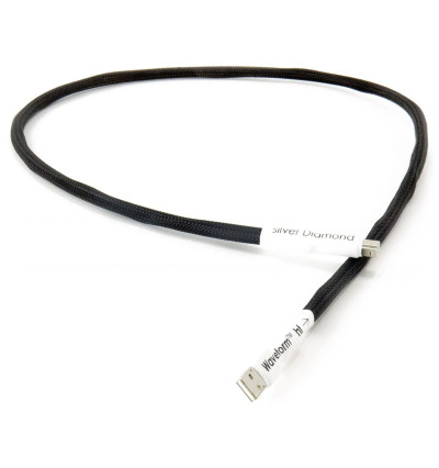Tellurium Q Silver Diamond Waveform HF USB - Profesjonalny kabel USB-A do USB-B