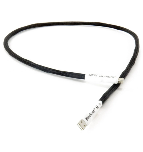 Tellurium Q Silver Diamond Waveform HF USB - Profesjonalny kabel USB-A do USB-B