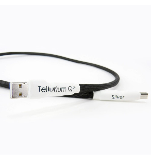 Tellurium Q Silver Diamond Waveform HF USB - Profesjonalny kabel USB-A do USB-B