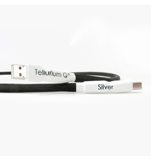 Tellurium Q Silver Diamond Waveform HF USB - Profesjonalny kabel USB-A do USB-B
