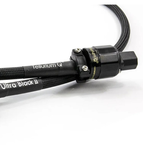 Tellurium Q Ultra Black II Power - Profesjonalny kabel zasilający Schuko - IEC