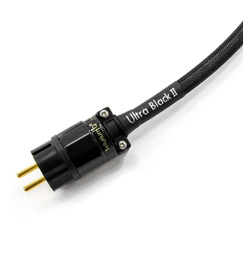 Tellurium Q Ultra Black II Power - Profesjonalny kabel zasilający Schuko - IEC