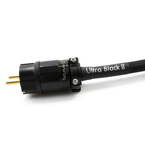 Tellurium Q Ultra Black II Power - Profesjonalny kabel zasilający Schuko - IEC