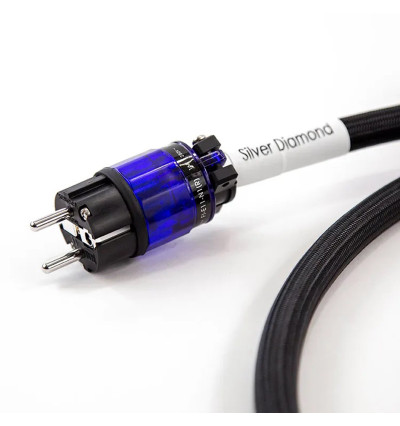 Tellurium Q Silver Diamond Power - Profesjonalny kabel zasilający Schuko - IEC