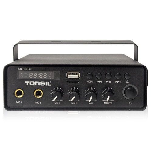 Tonsil SA-30BT - Wzmacniacz instalacyjny stereo 1-strefowy z Bluetooth i USB
