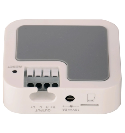 Tonsil WS-20 WiFi - Dyskretny wzmacniacz instalacyjny stereo z Wi-Fi, USB i TF