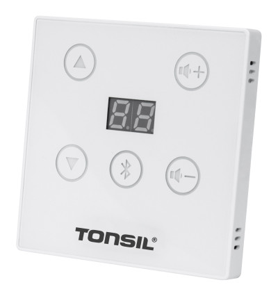 Tonsil WLA-80W - Ścienny panel sterowania z Bluetooth do systemu PA 100V