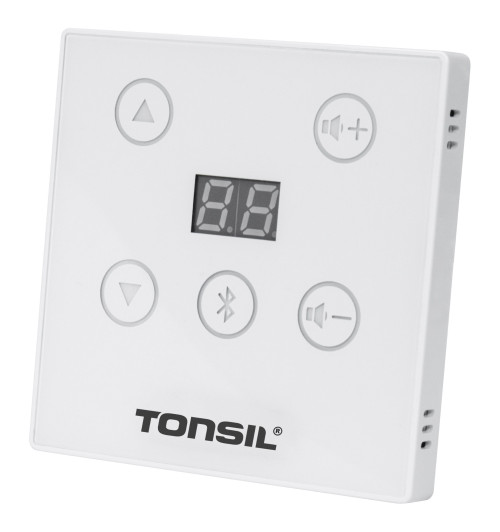 Tonsil WLA-80W - Ścienny panel sterowania z Bluetooth do systemu PA 100V