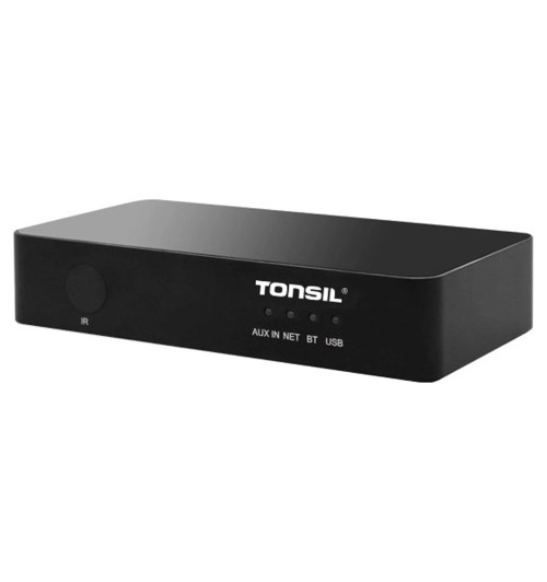 Tonsil WS-1602 - Odtwarzacz sieciowy / streamer Wi-Fi, Multiroom, Bluetooth