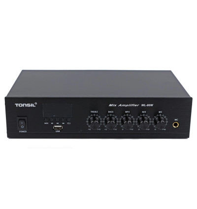 Tonsil WL-80W - Wzmacniacz miksujący 1-strefowy z Bluetooth