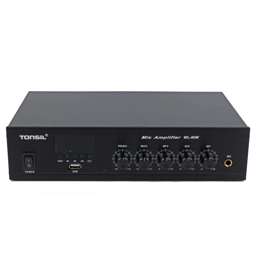 Tonsil WL-80W - Wzmacniacz miksujący 1-strefowy z Bluetooth