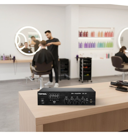 Tonsil WL-80W - Wzmacniacz miksujący 1-strefowy z Bluetooth