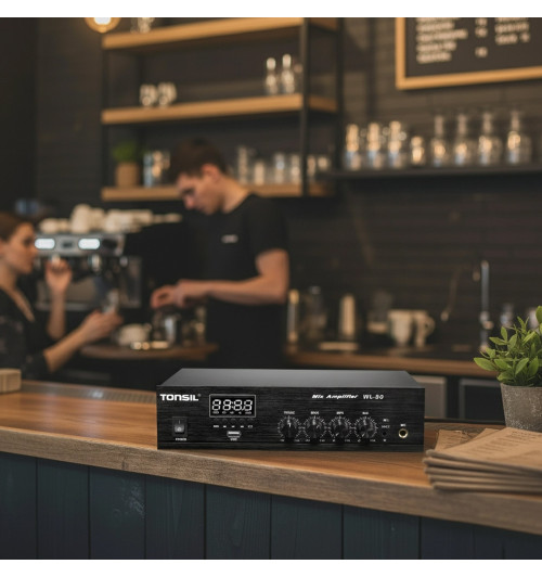 Tonsil WL-80W - Wzmacniacz miksujący 1-strefowy z Bluetooth