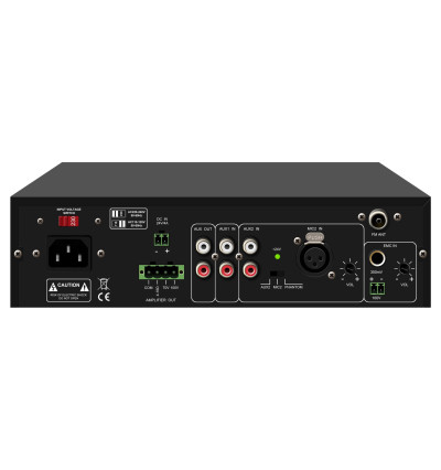 Tonsil WLM-250UB - Wzmacniacz miksujący z USB, FM i Bluetooth