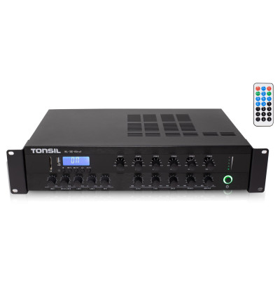 Tonsil WL-180W - 6-strefowy wzmacniacz instalacyjny 70V/100V z Bluetooth