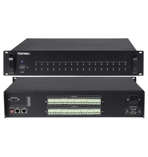 Tonsil BYM-8019 - 32-kanałowy moduł wejść alarmowych pożarowych do systemów PA