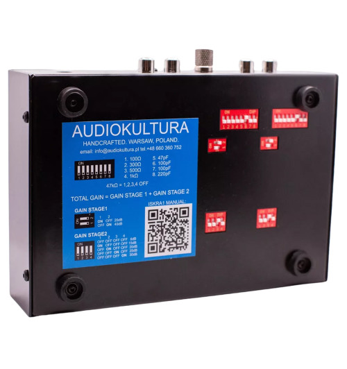 Audiokultura Iskra 1 - Przedwzmacniacz gramofonowy Phono MM / MC