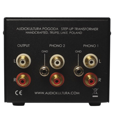 Audiokultura Pogoda SUT - Transformator Step-Up dla wkładek gramofonowych MC do Phono MM