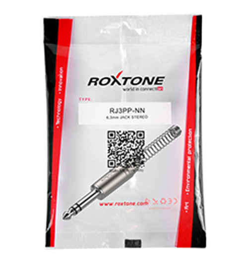 Roxtone RJ3PP-NN - Wtyk typu Jack 6.3mm stereo