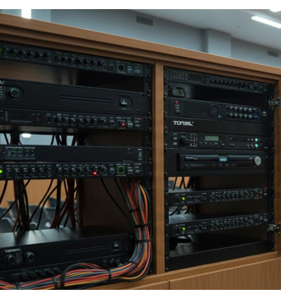 Tonsil PA-4100 - Profesjonalna 4-kanałowa końcówka mocy / wzmacniacz PA