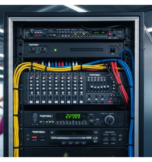 Tonsil PA-4100 - Profesjonalna 4-kanałowa końcówka mocy / wzmacniacz PA