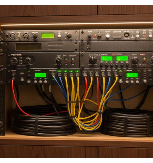 Tonsil PA-4300 - Profesjonalna 4-kanałowa końcówka mocy / wzmacniacz PA