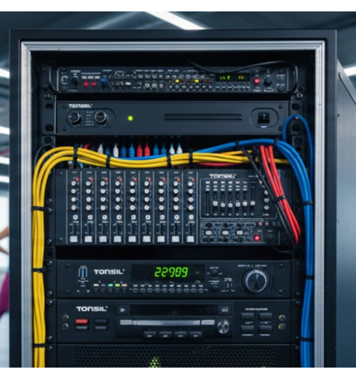 Tonsil PA-4300 - Profesjonalna 4-kanałowa końcówka mocy / wzmacniacz PA