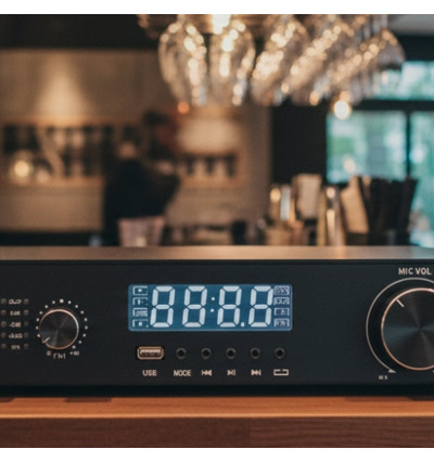 Tonsil B-4300U - 4-kanałowy wzmacniacz strefowy z Bluetooth, USB i FM