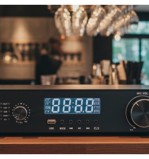 Tonsil B-4300U - 4-kanałowy wzmacniacz strefowy z Bluetooth, USB i FM