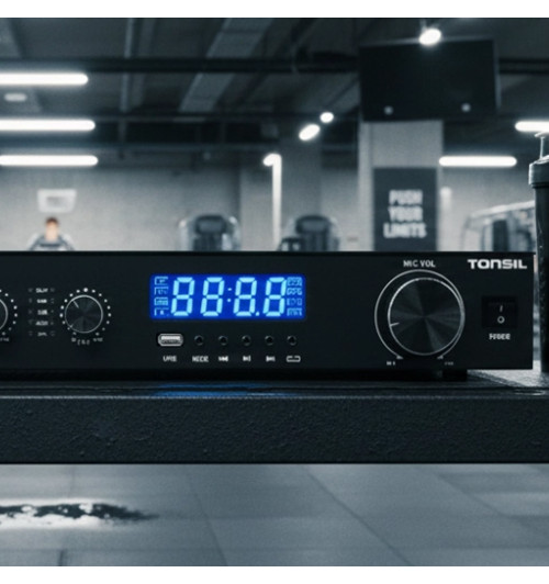 Tonsil B-4300U - 4-kanałowy wzmacniacz strefowy z Bluetooth, USB i FM